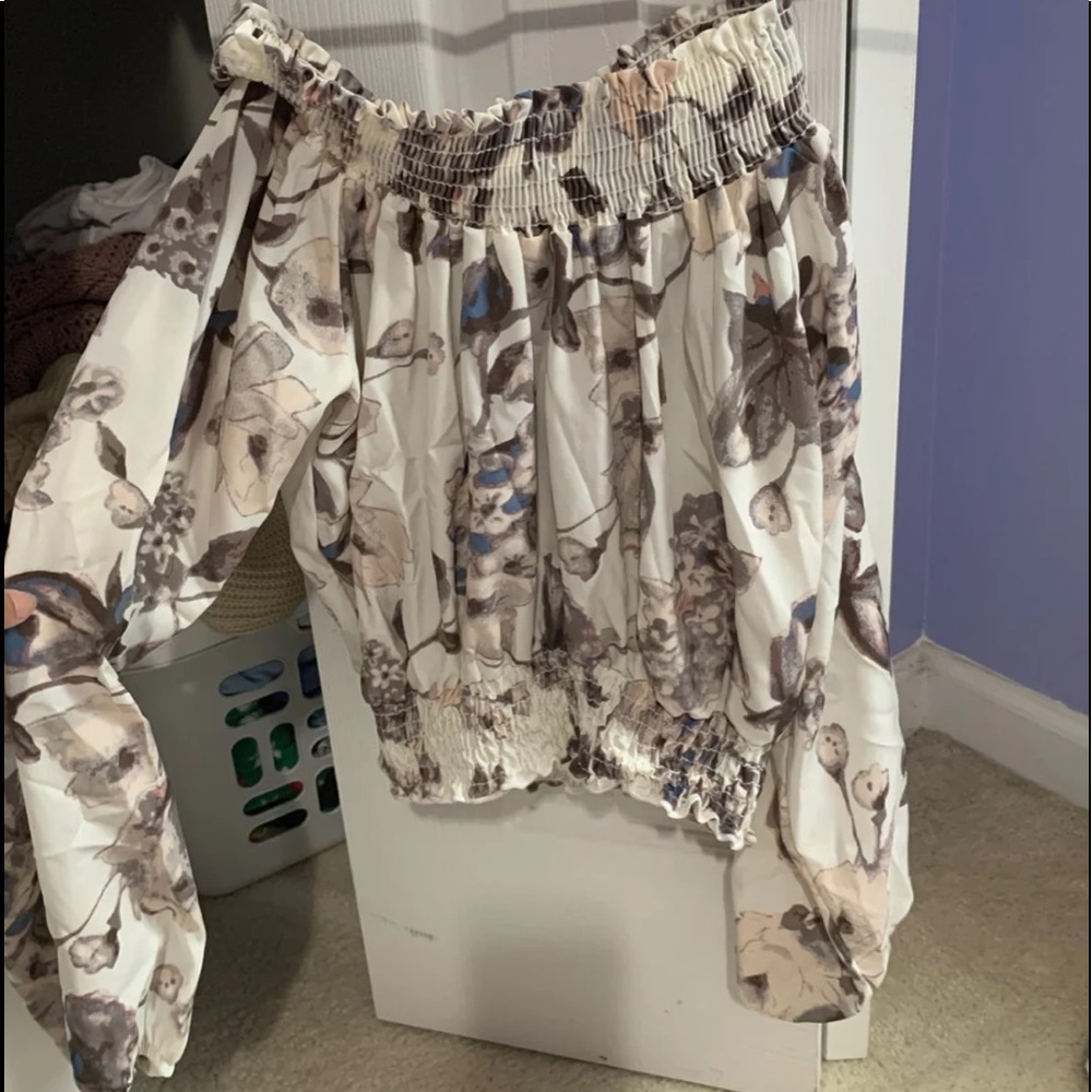 Floral Off the Shoulder Top
